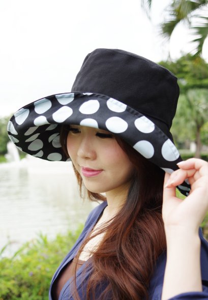 Polka Dotti Black and Blue (Signature ATP Hat)
